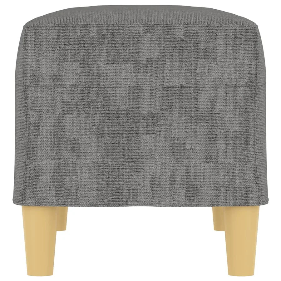 Banc Gris foncé 70x35x41 cm Tissu - 4