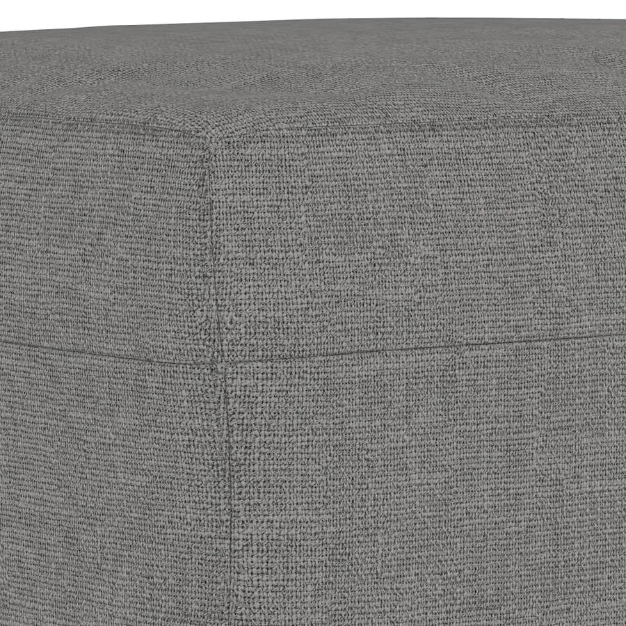 Banc Gris foncé 70x35x41 cm Tissu - 5