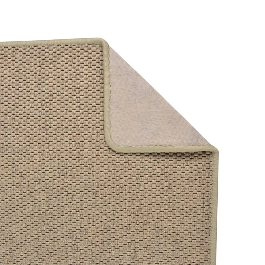Tapis de couloir aspect sisal sable 80x150 cm - 4