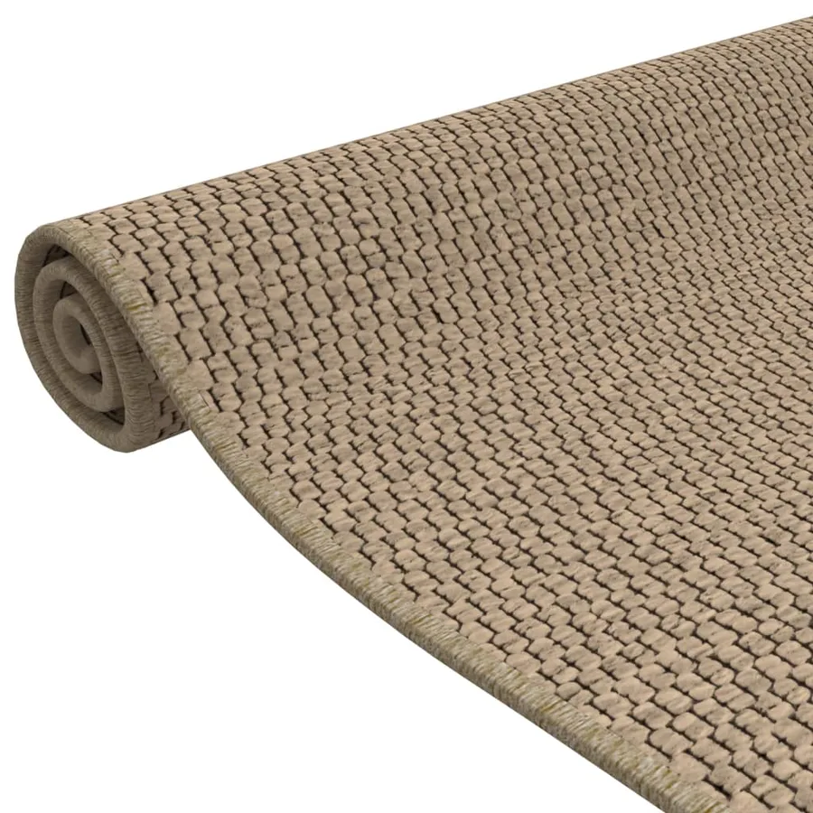 Tapis de couloir aspect sisal sable 80x150 cm - 5
