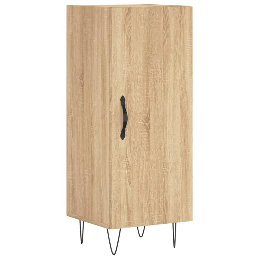 Buffet Chêne sonoma 34,5x34x90 cm Bois d'ingénierie - 2