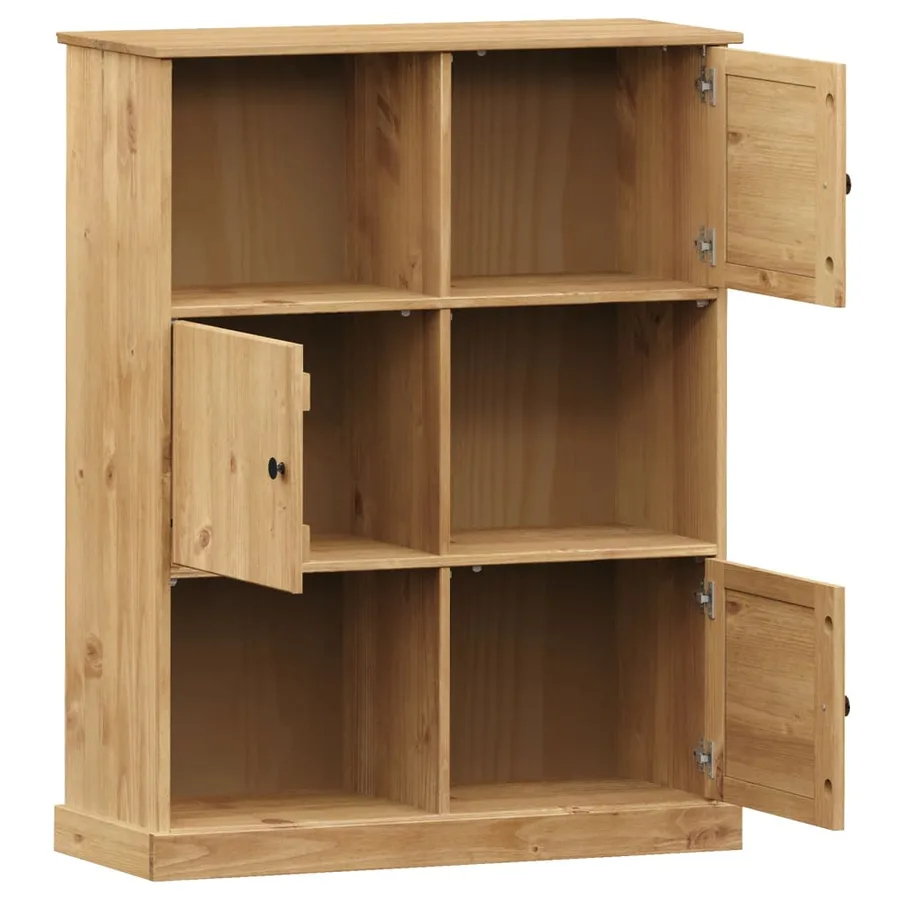 Bibliothèque VIGO 90x35x114,5 cm bois massif de pin - 5
