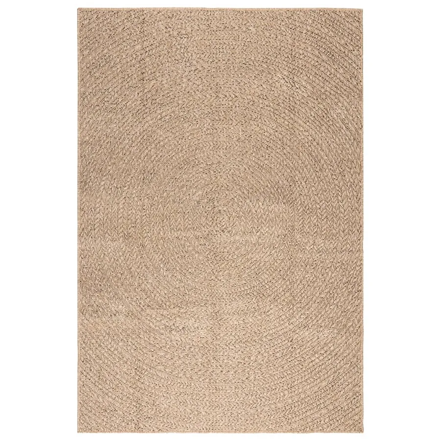 Tapis 140x200 cm aspect jute intérieur et extérieur - 3