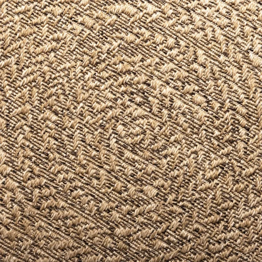 Tapis 140x200 cm aspect jute intérieur et extérieur - 5