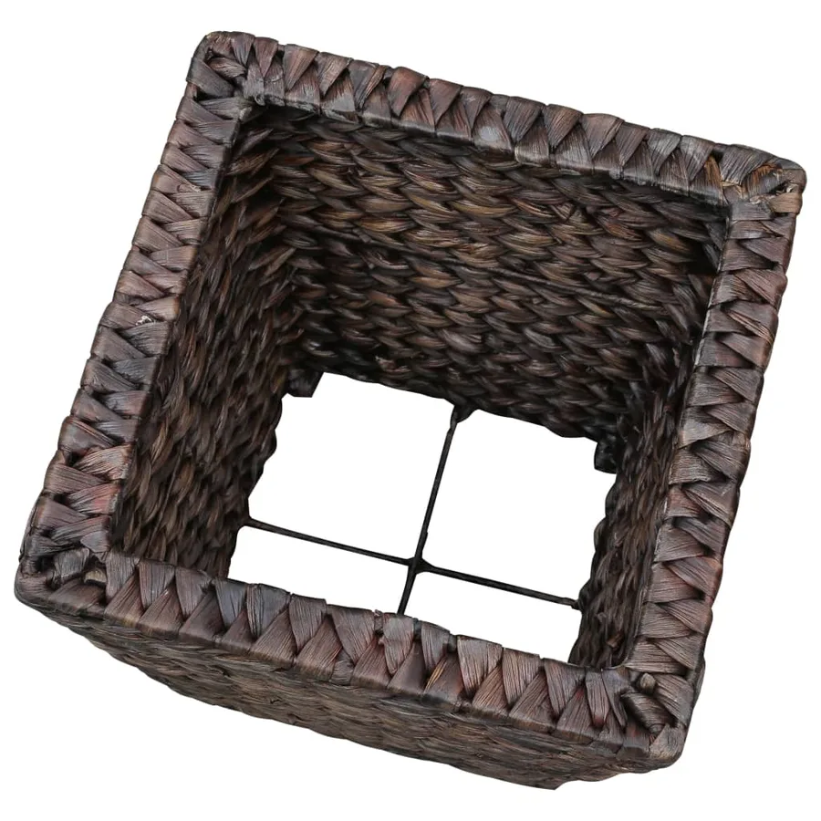 Lits surélevés 3 pcs Jacinthe d'eau Marron - 7