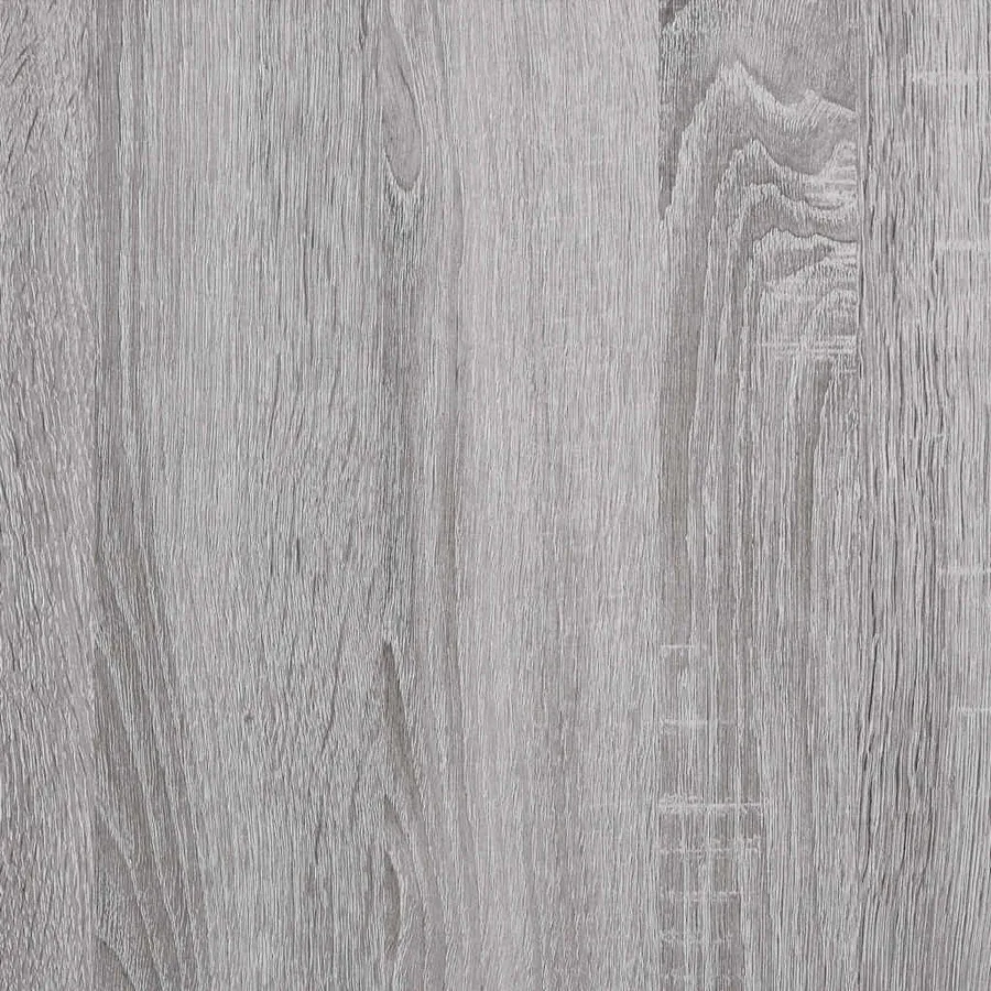 Armoire à disques sonoma gris 84,5x38x48 cm bois d'ingénierie - 7
