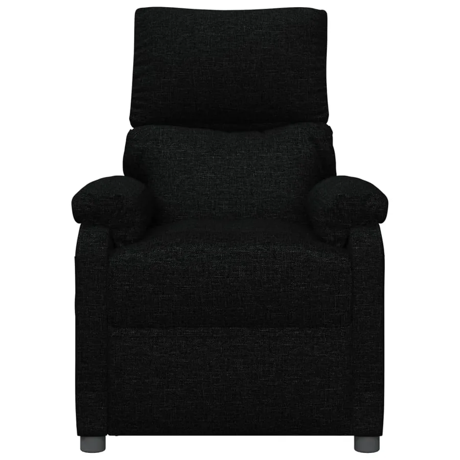 Fauteuil électrique de massage Noir Tissu - 4