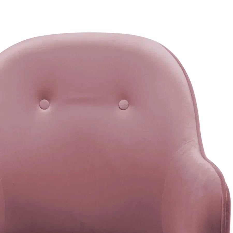 Chaise à bascule Rose Velours - 6