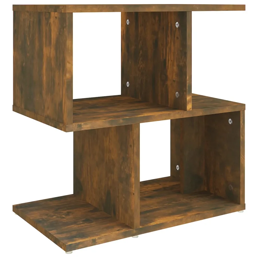 Tables de chevet 2pcs Chêne fumé 50x30x51,5cm Bois d'ingénierie - 4