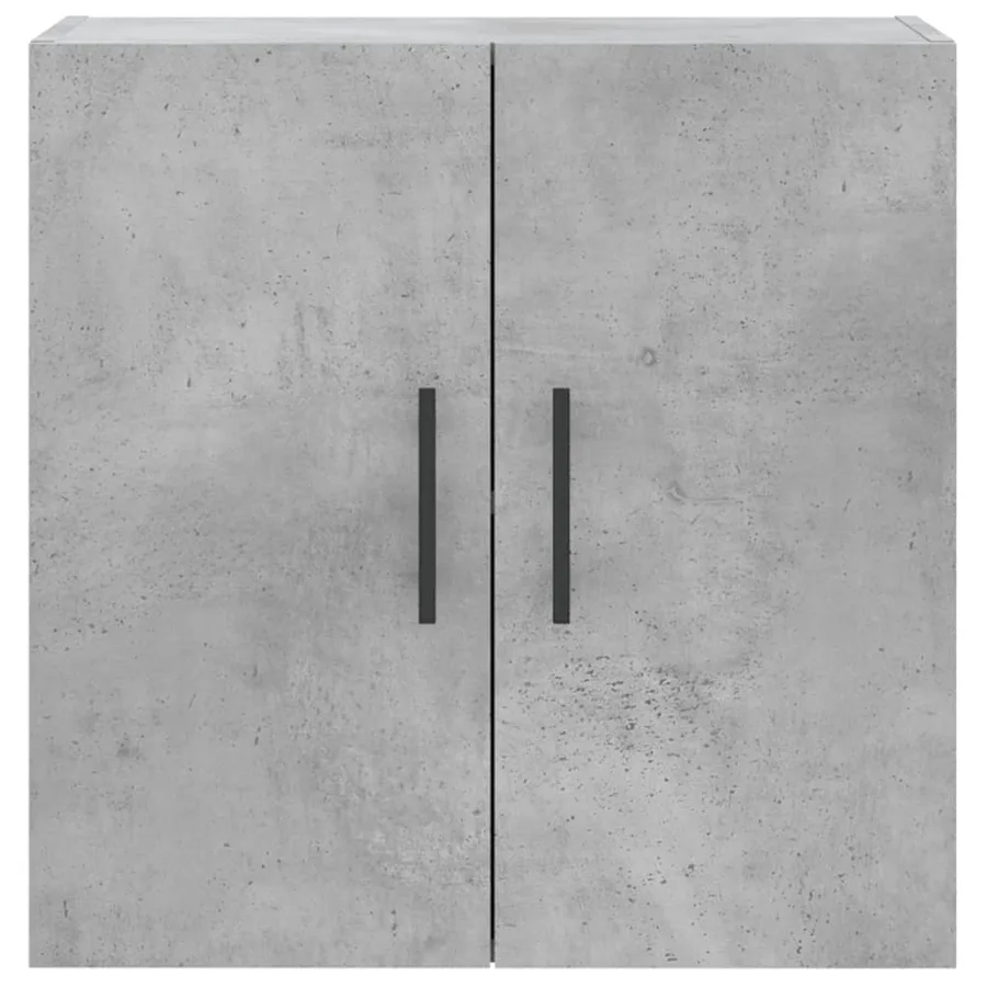 Armoire murale gris béton 60x31x60 cm bois d'ingénierie - 5
