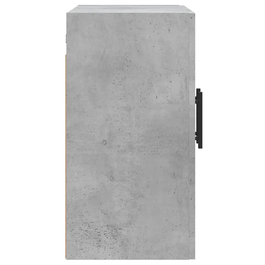 Armoire murale gris béton 60x31x60 cm bois d'ingénierie - 7
