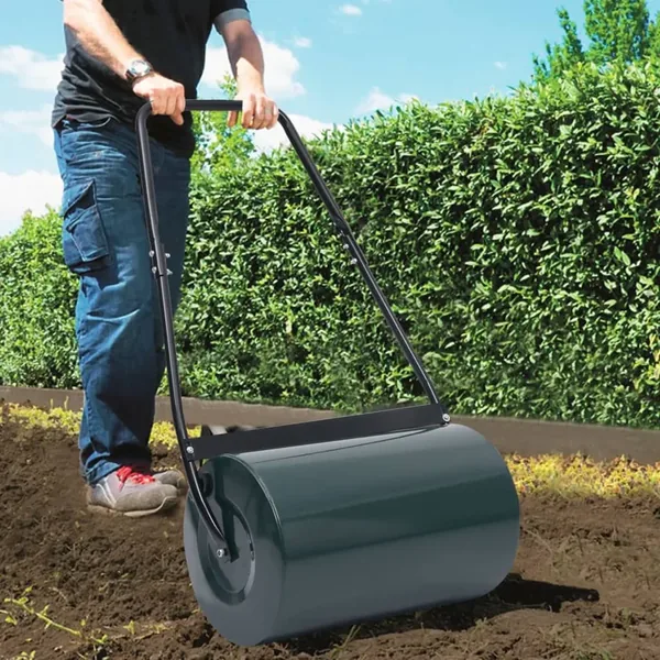 Rouleau à gazon vert et noir 63 cm 50 L
