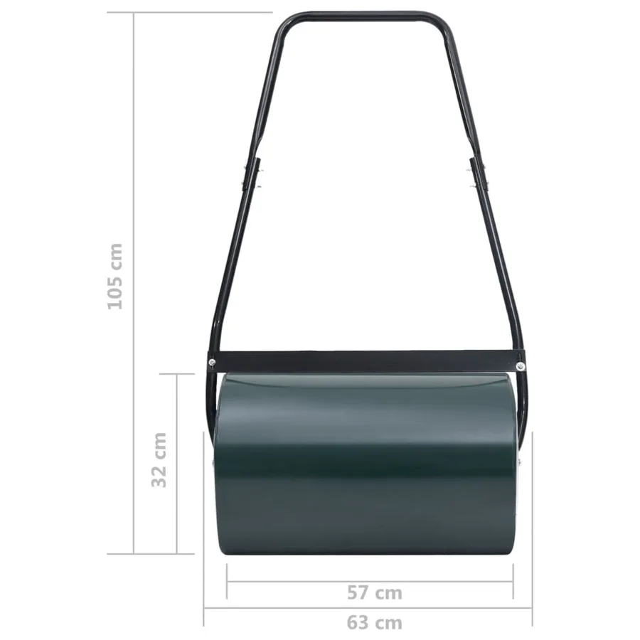 Rouleau à gazon vert et noir 63 cm 50 L - 8