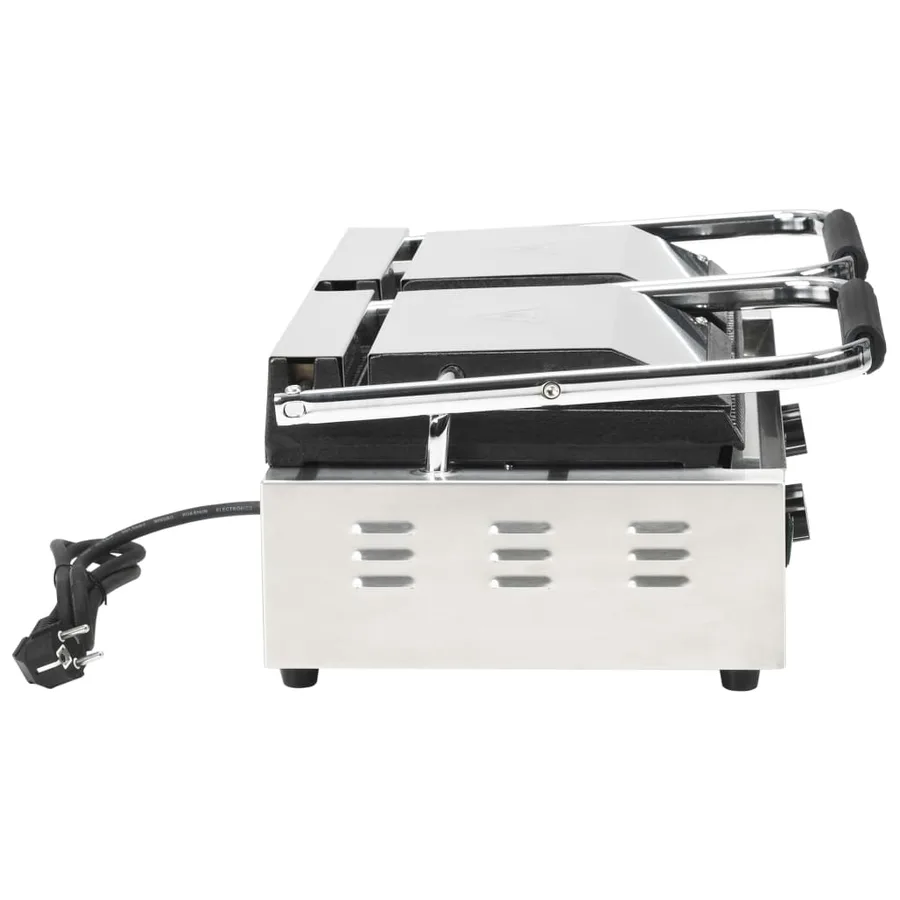 Gril de panini à double rainure 3600 W 57x30,5x20 cm - 8