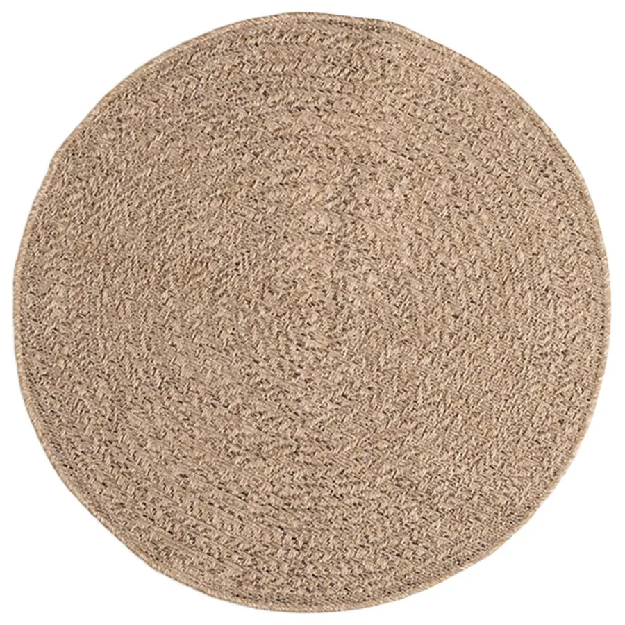 Tapis 90 cm aspect jute intérieur et extérieur - 3