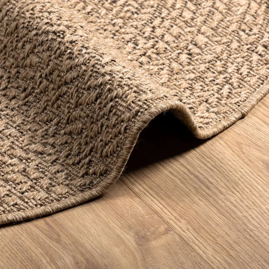 Tapis 90 cm aspect jute intérieur et extérieur - 6