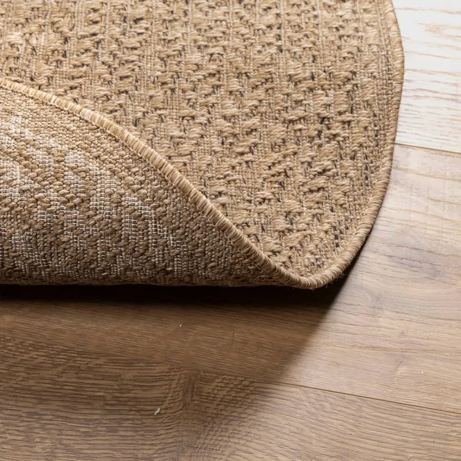 Tapis 90 cm aspect jute intérieur et extérieur - 7
