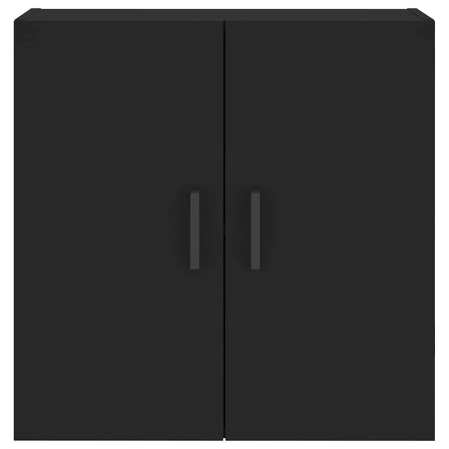 Armoire murale noir 60x31x60 cm bois d'ingénierie - 5