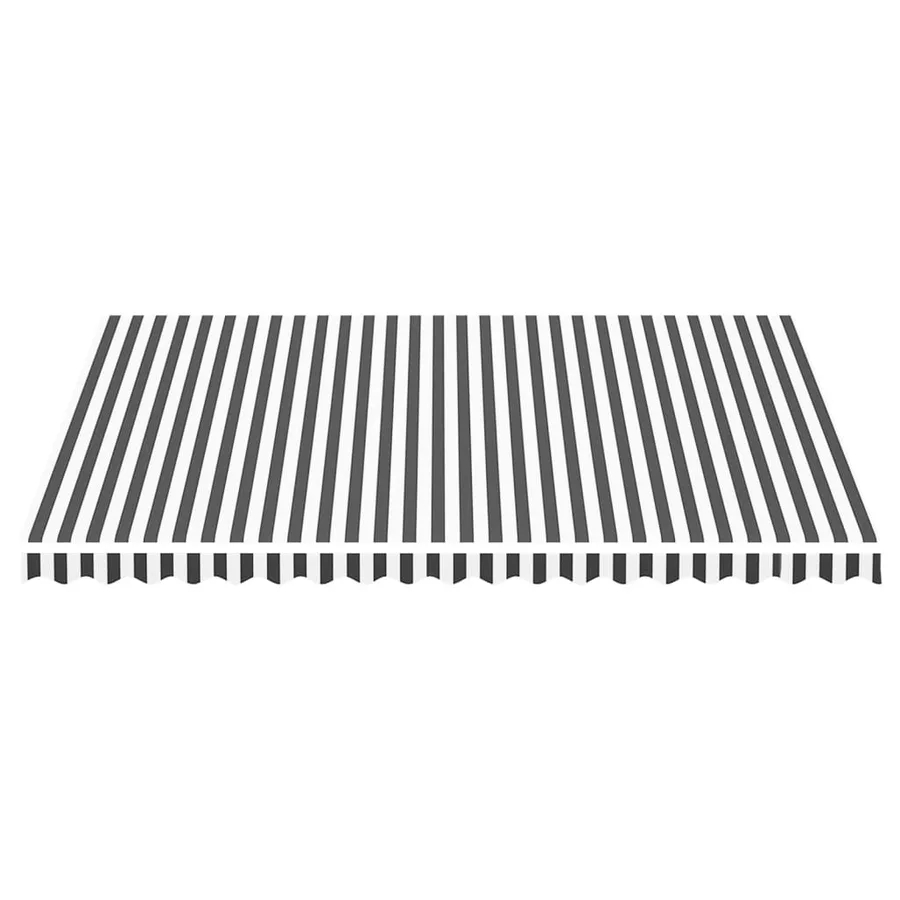 Tissu de remplacement pour auvent Anthracite et blanc 4,5x3,5 m - 3