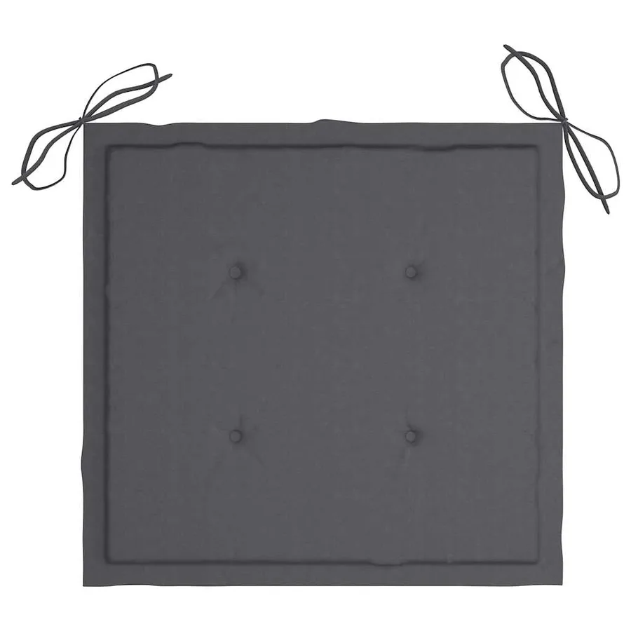Chaises de jardin avec coussins lot de 8 Bois d'acacia solide - 6