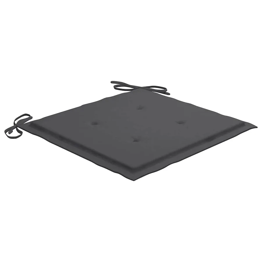 Chaises de jardin avec coussins lot de 8 Bois d'acacia solide - 7