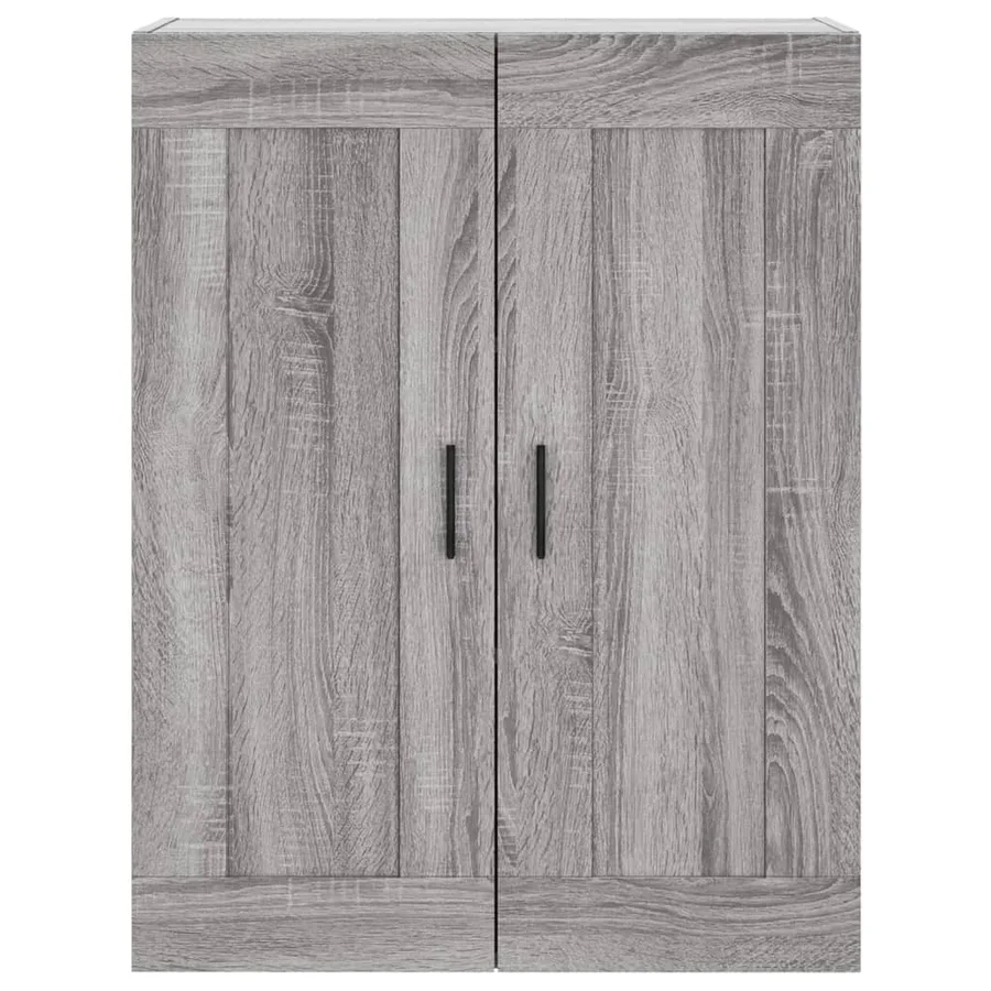 Buffet haut Sonoma gris 69,5x34x180 cm Bois d'ingénierie - 6