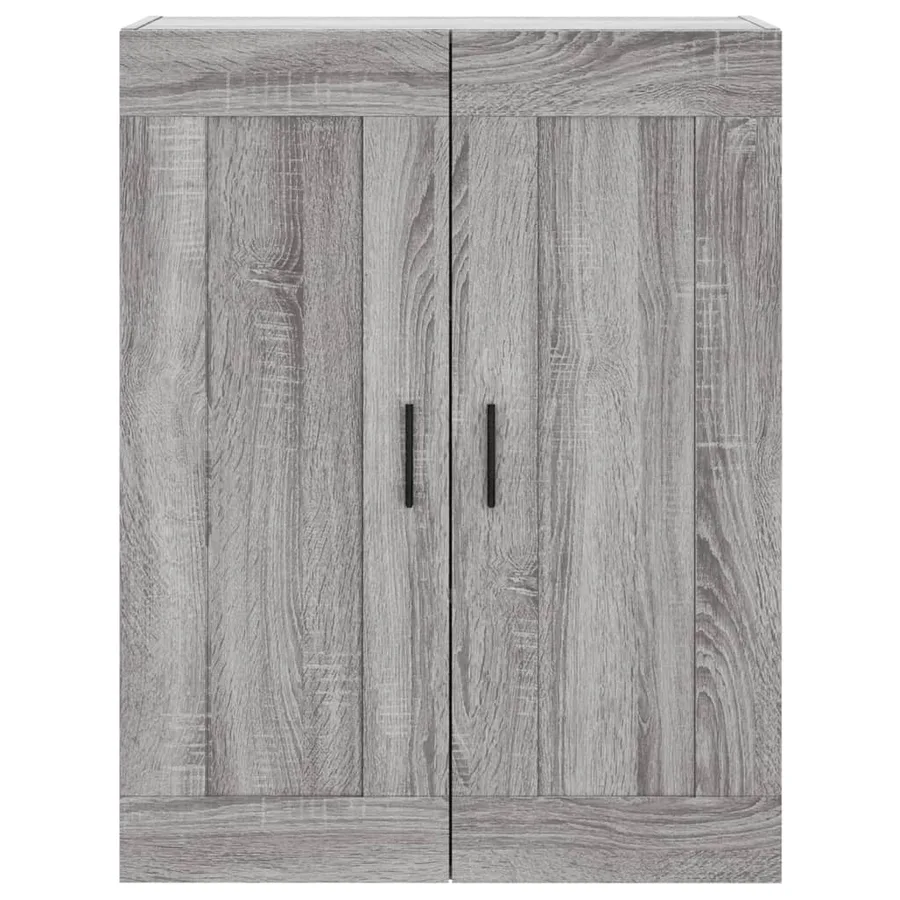 Armoire murale sonoma gris 69,5x34x90 cm bois d'ingénierie - 6