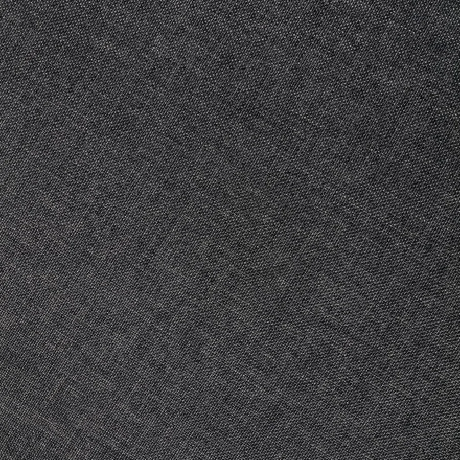 Chaise pivotante à manger Gris Bois courbé et tissu - 6