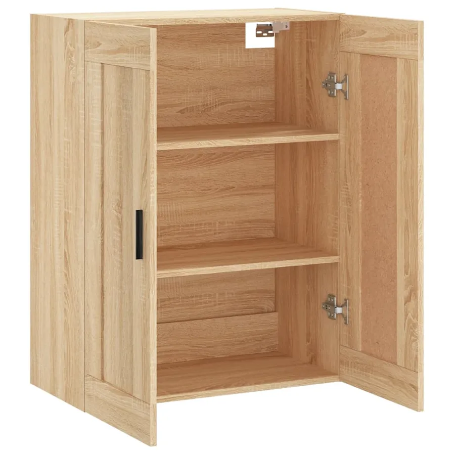 Armoire murale chêne sonoma 69,5x34x90 cm bois d'ingénierie - 7