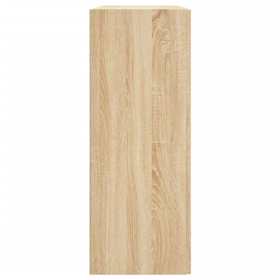 Armoire murale chêne sonoma 69,5x34x90 cm bois d'ingénierie - 8