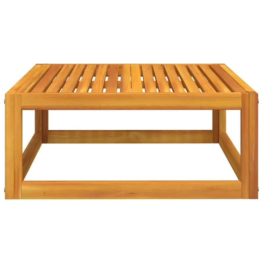 Salon de jardin avec coussins 2 pcs bois massif acacia - 8