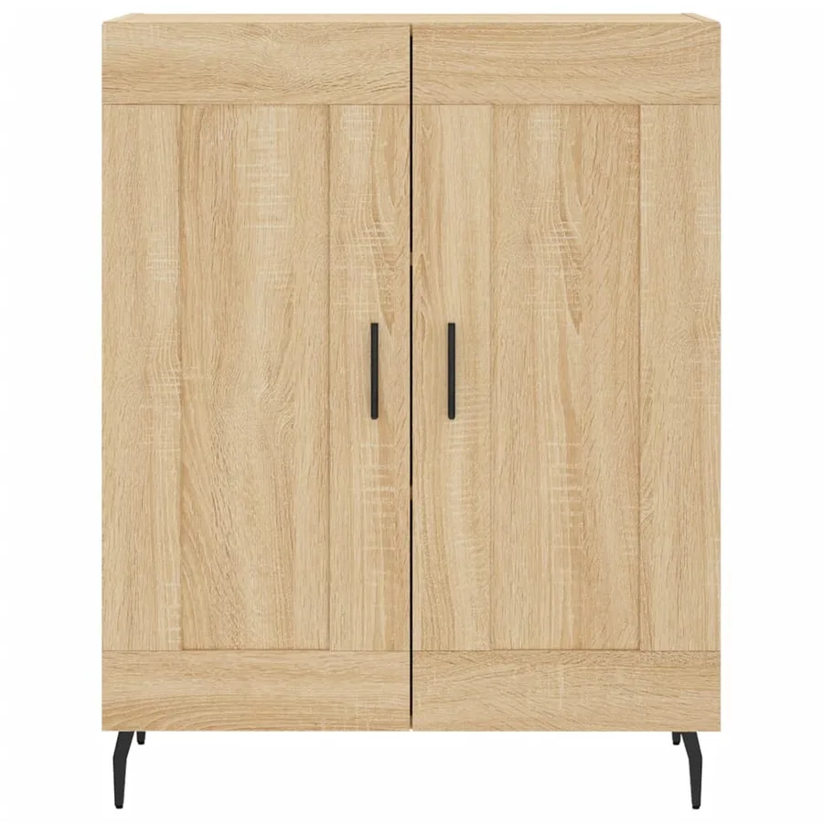 Buffet haut Chêne sonoma 69,5x34x180 cm Bois d'ingénierie - 8
