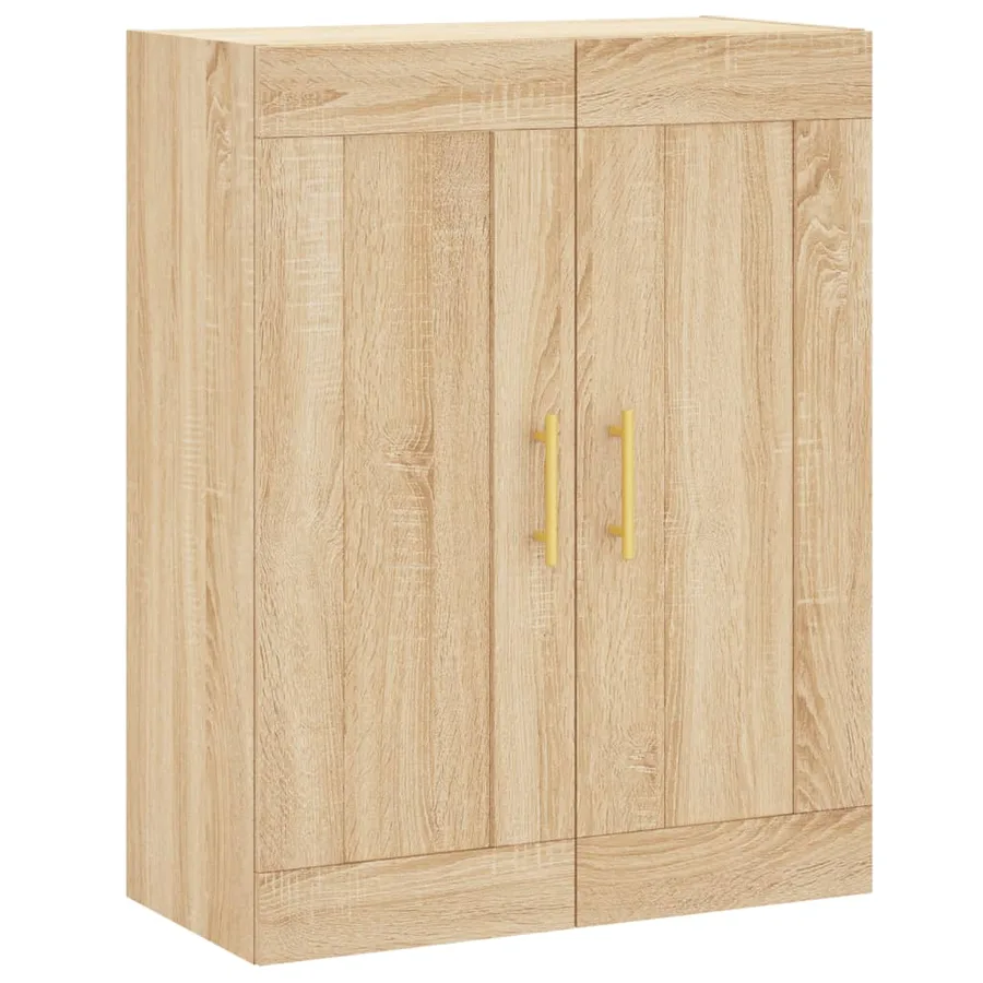 Armoire murale chêne sonoma 69,5x34x90 cm bois d'ingénierie - 2