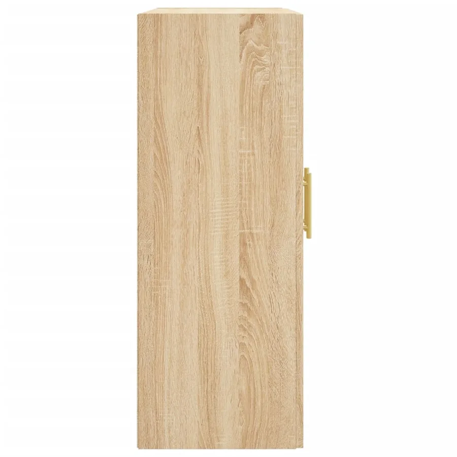 Armoire murale chêne sonoma 69,5x34x90 cm bois d'ingénierie - 8