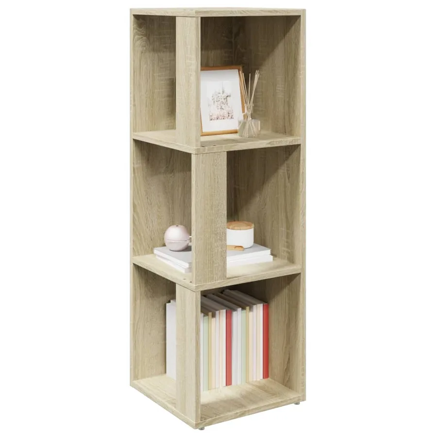 Armoire d'angle Chêne sonoma 33x33x100 cm Bois d'ingénierie - 6