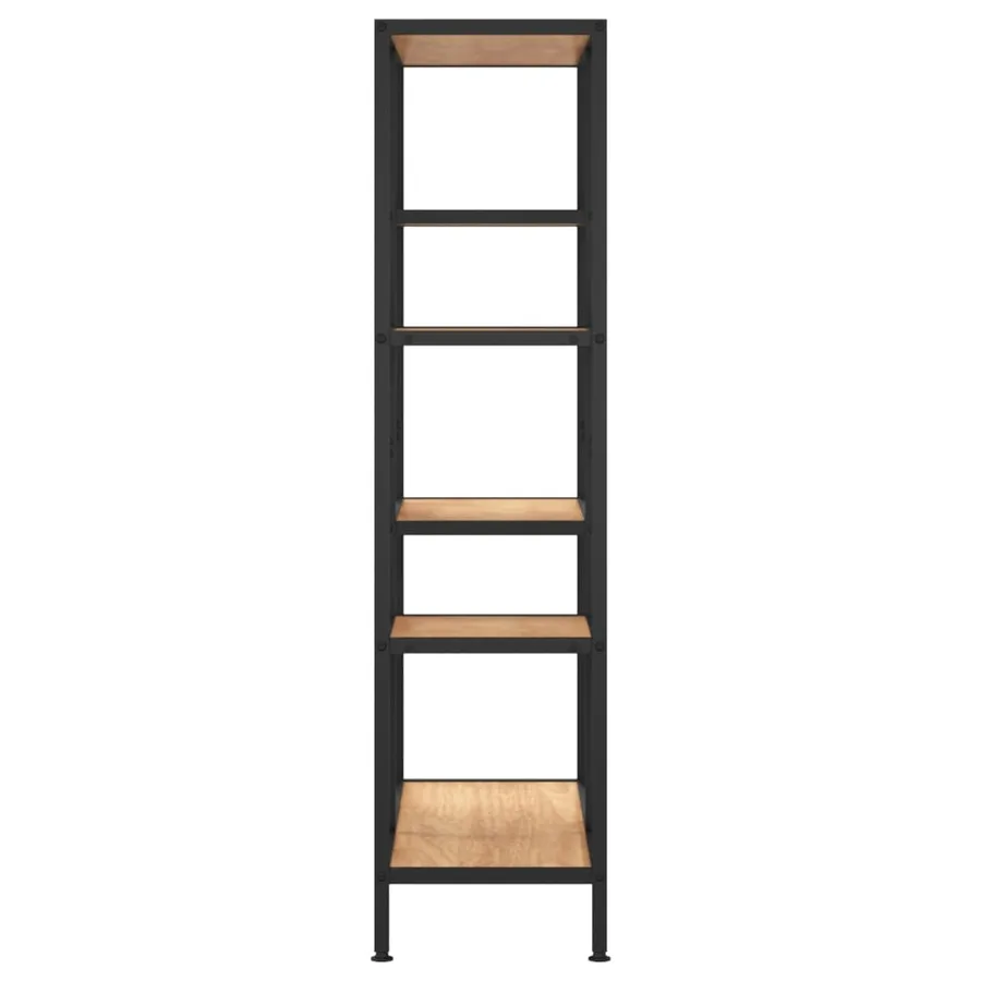 Étagère à livres 80x30x120 cm Acier et bois d'ingénierie - 4