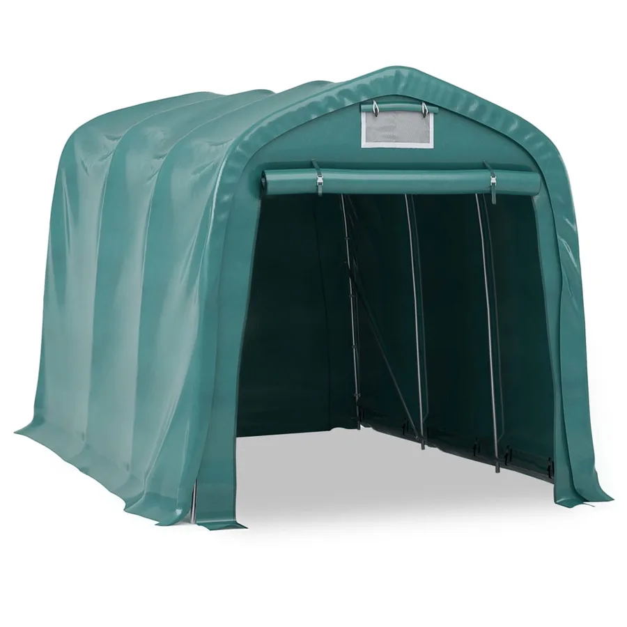 Tente de garage PVC 2,4x3,6 m Vert - 2