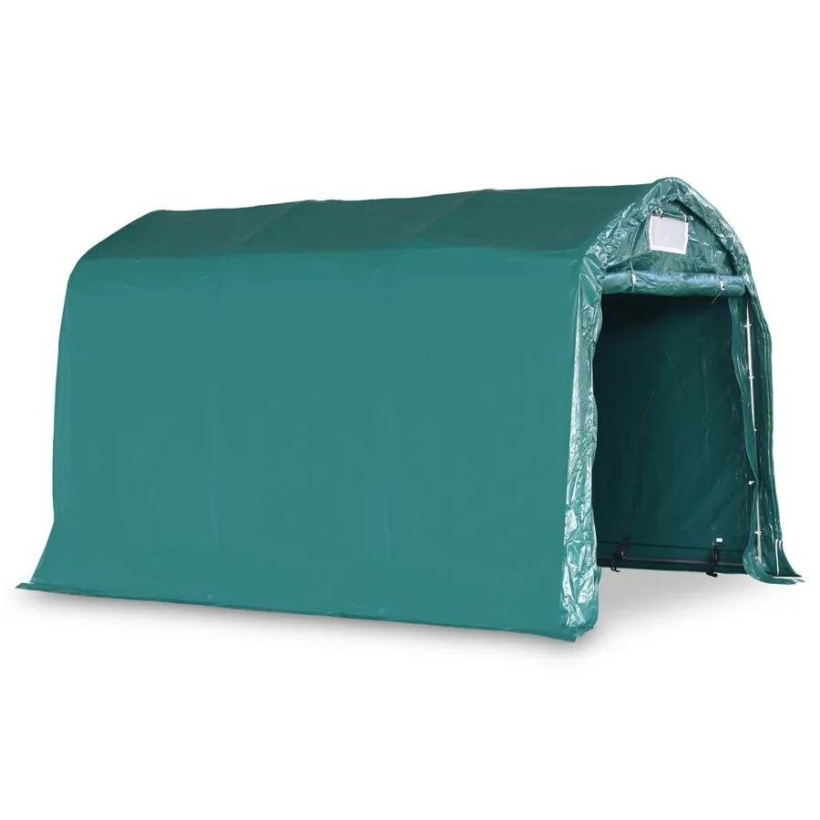 Tente de garage PVC 2,4x3,6 m Vert - 3