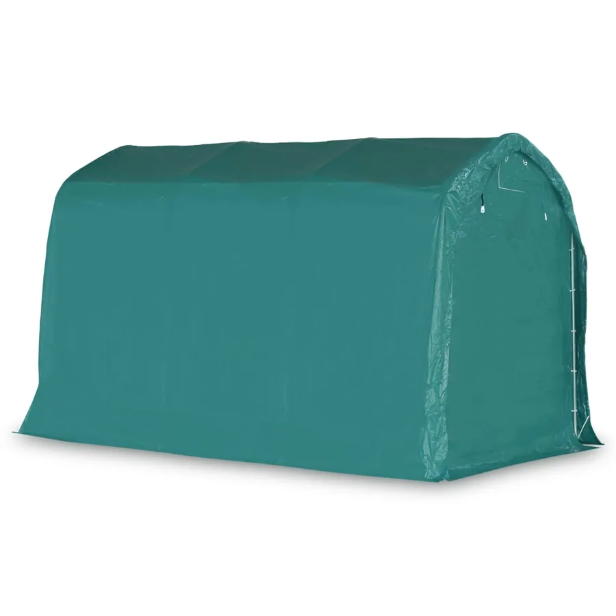Tente de garage PVC 2,4x3,6 m Vert - 4