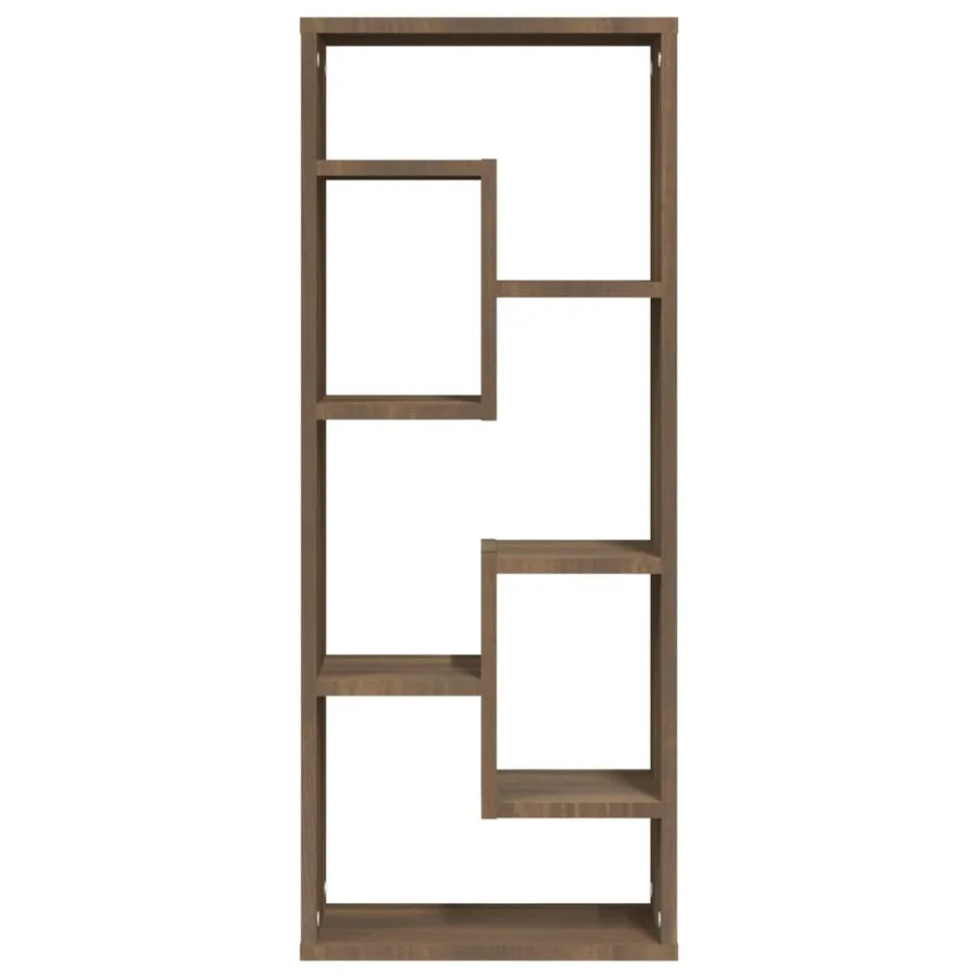 Étagère murale Chêne marron 36x16x90 cm Bois d'ingénierie - 3