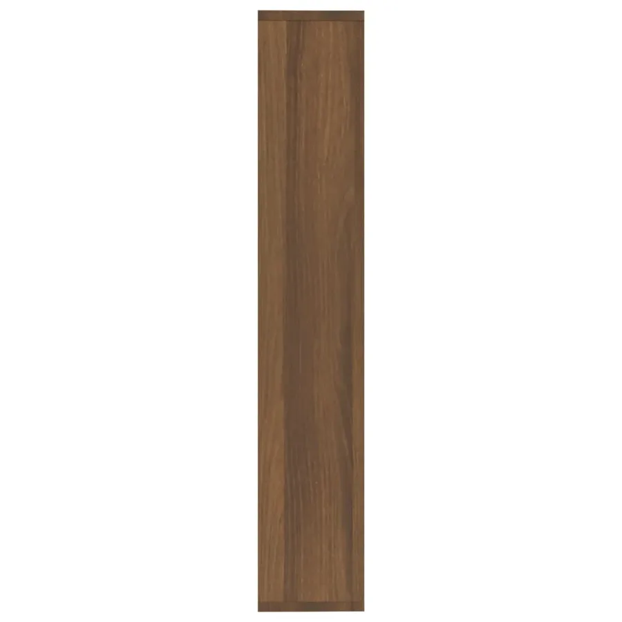 Étagère murale Chêne marron 36x16x90 cm Bois d'ingénierie - 5