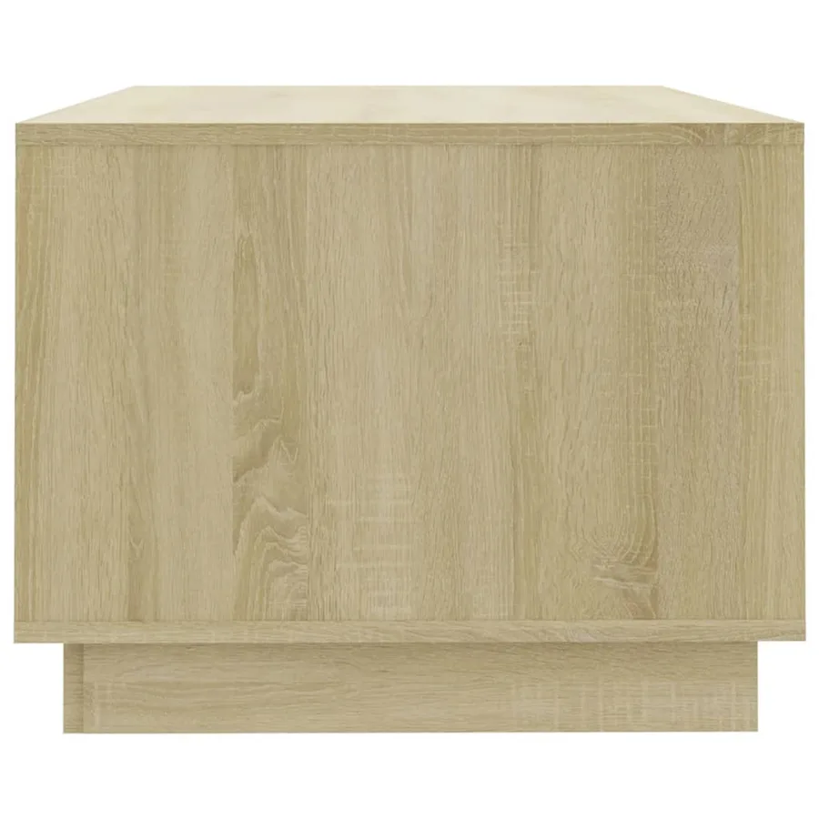 Table basse chêne sonoma 102x55x43 cm bois d'ingénierie - 5