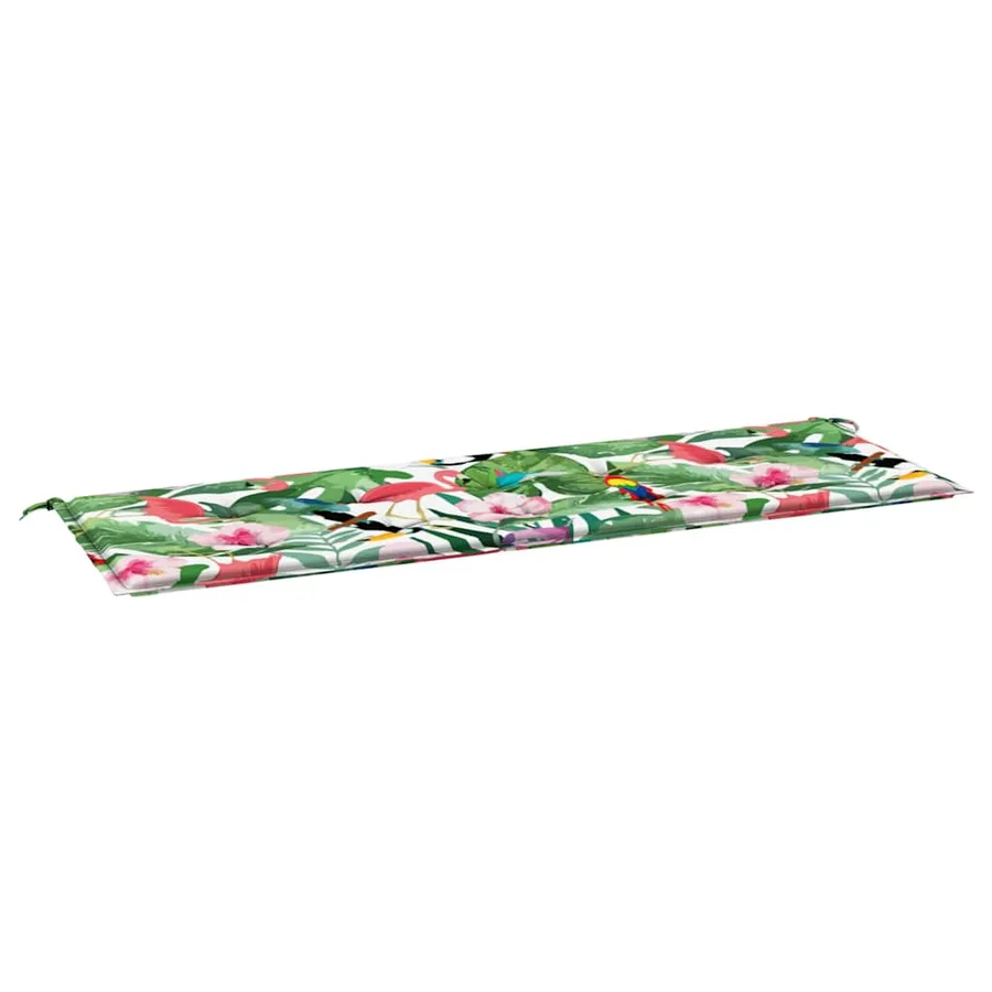 Coussin de banc de jardin multicolore 150x50x3 cm tissu oxford - 2