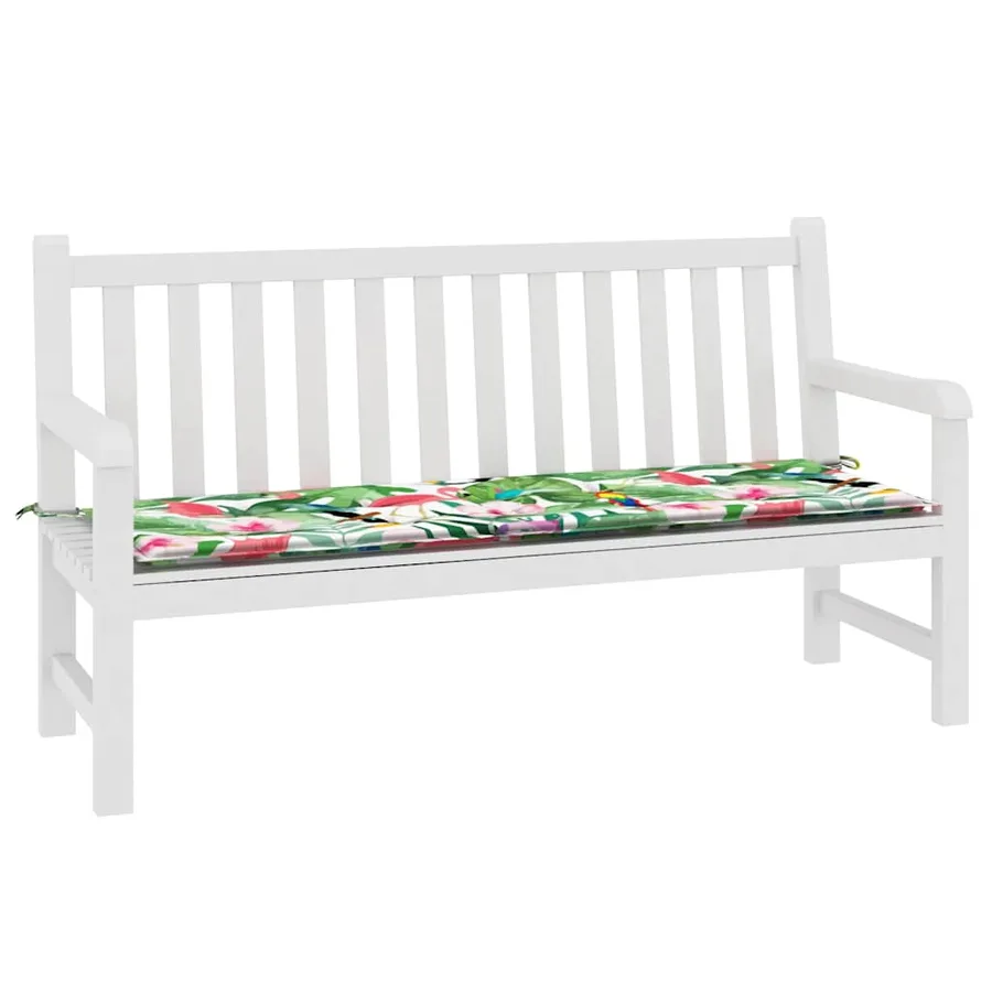 Coussin de banc de jardin multicolore 150x50x3 cm tissu oxford - 3