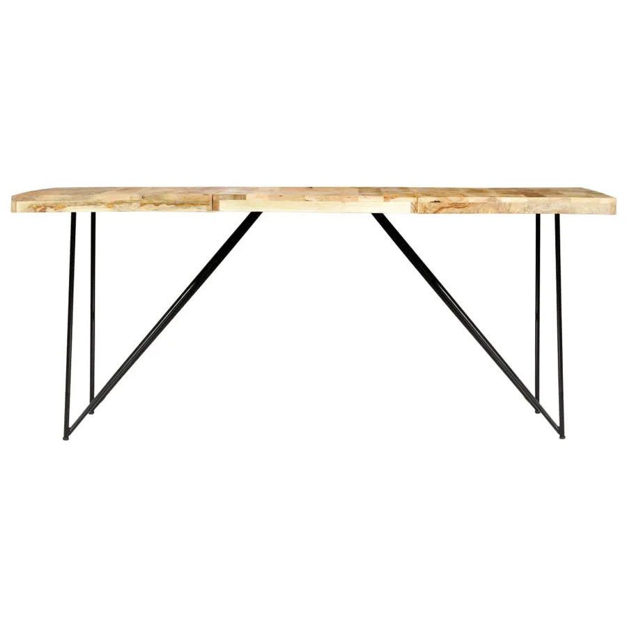 Table à manger 180x90x76 cm Bois de manguier massif - 2