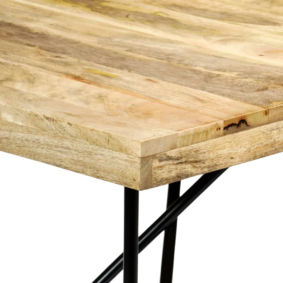 Table à manger 180x90x76 cm Bois de manguier massif - 4