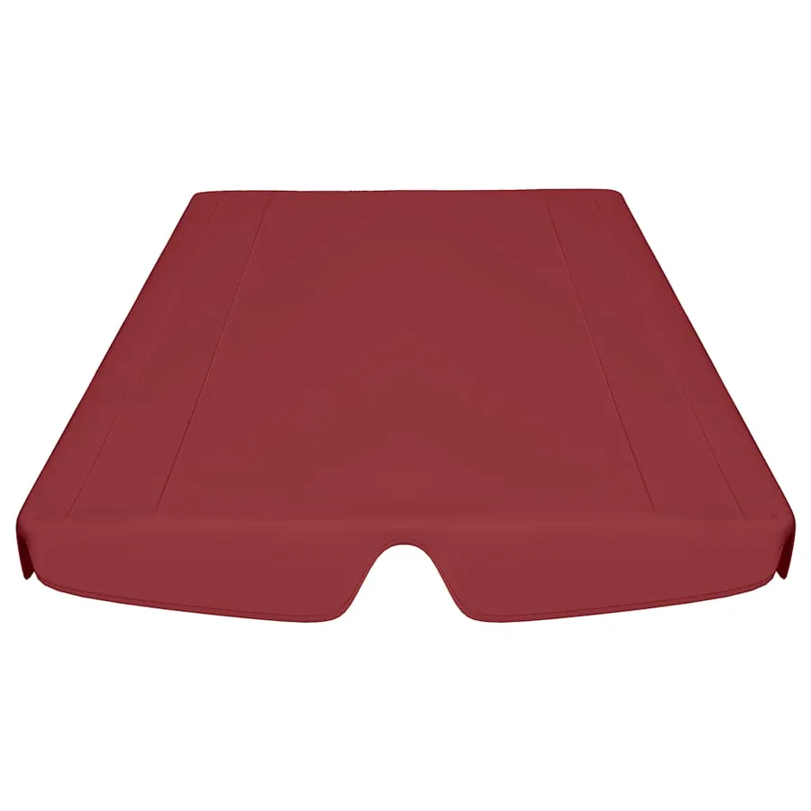 Toit de rechange balançoire bordeaux 150/130x105/70 cm - 4