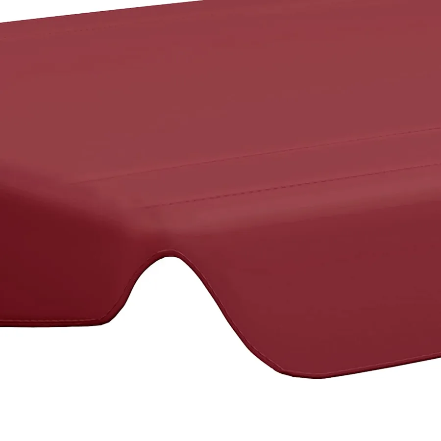 Toit de rechange balançoire bordeaux 150/130x105/70 cm - 5