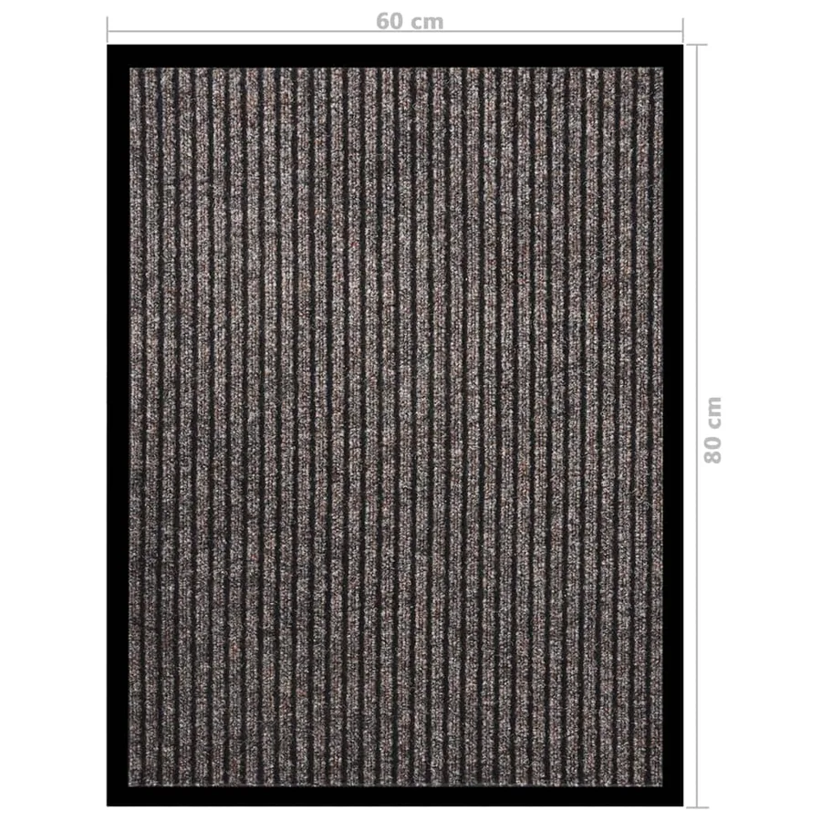 Paillasson rayé Beige 60x80 cm - 6