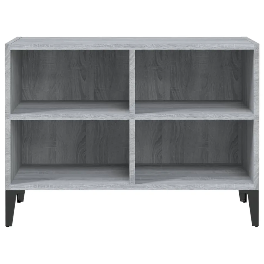 Meuble TV avec pieds en métal Sonoma gris 69,5x30x50 cm - 4